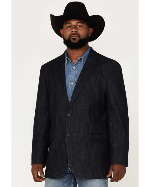 Image #2 - Cody James Men's Kentucky Denim Blazer, Indigo, hi-res