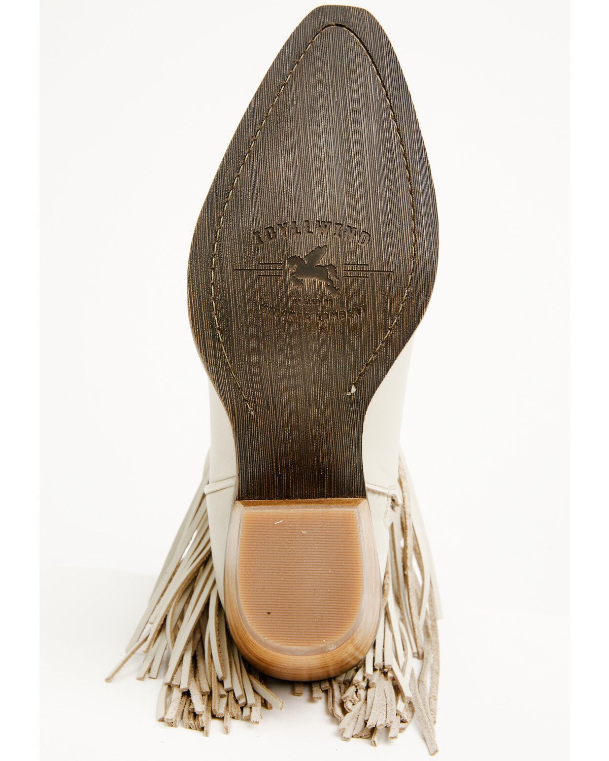 Image #7 - Idyllwind Women's Fringe with Benefits Western Booties - Snip Toe, White, hi-res