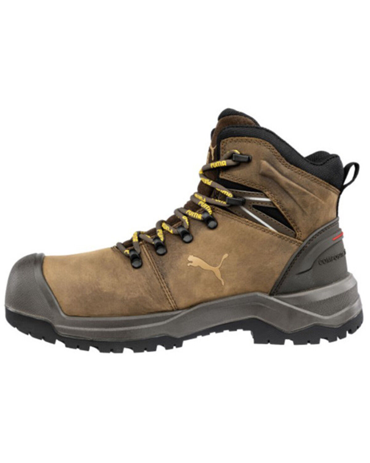 Image #2 - Puma Safety Men's Iron HD Mid Waterproof Work Boots - Composite Toe, Brown, hi-res