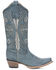 Image #2 - Corral Women's Embroidered Western Boots - Snip Toe, Blue, hi-res