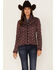 RANK 45 Women's Matagorda Softshell Jacket, Purple, hi-res