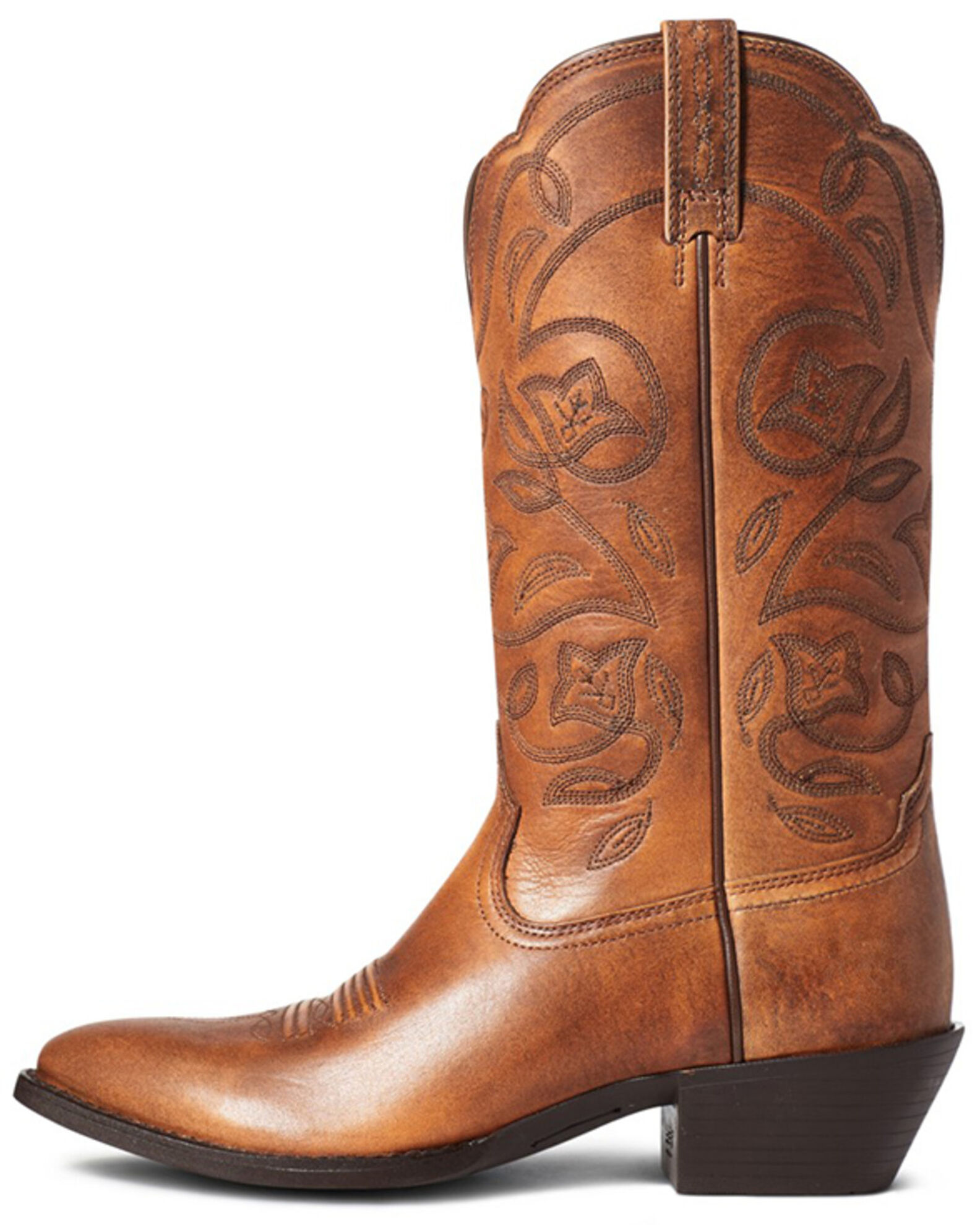 Image #2 - Ariat Women's Heritage Western Performance Boots - Round Toe, Brown, hi-res