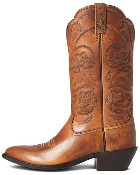 Image #2 - Ariat Women's Heritage Western Performance Boots - Round Toe, Brown, hi-res