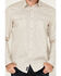 Image #3 - Moonshine Spirit Men's Kickin Daisies Floral Print Long Sleeve Snap Western Shirt, Ivory, hi-res