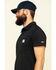 Carhartt Men's Black Force Cotton Pocket Polo Work Shirt , Black, hi-res