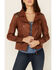 Image #5 - Mauritius Women's Happy Studded Shoulder Leather Jacket , , hi-res