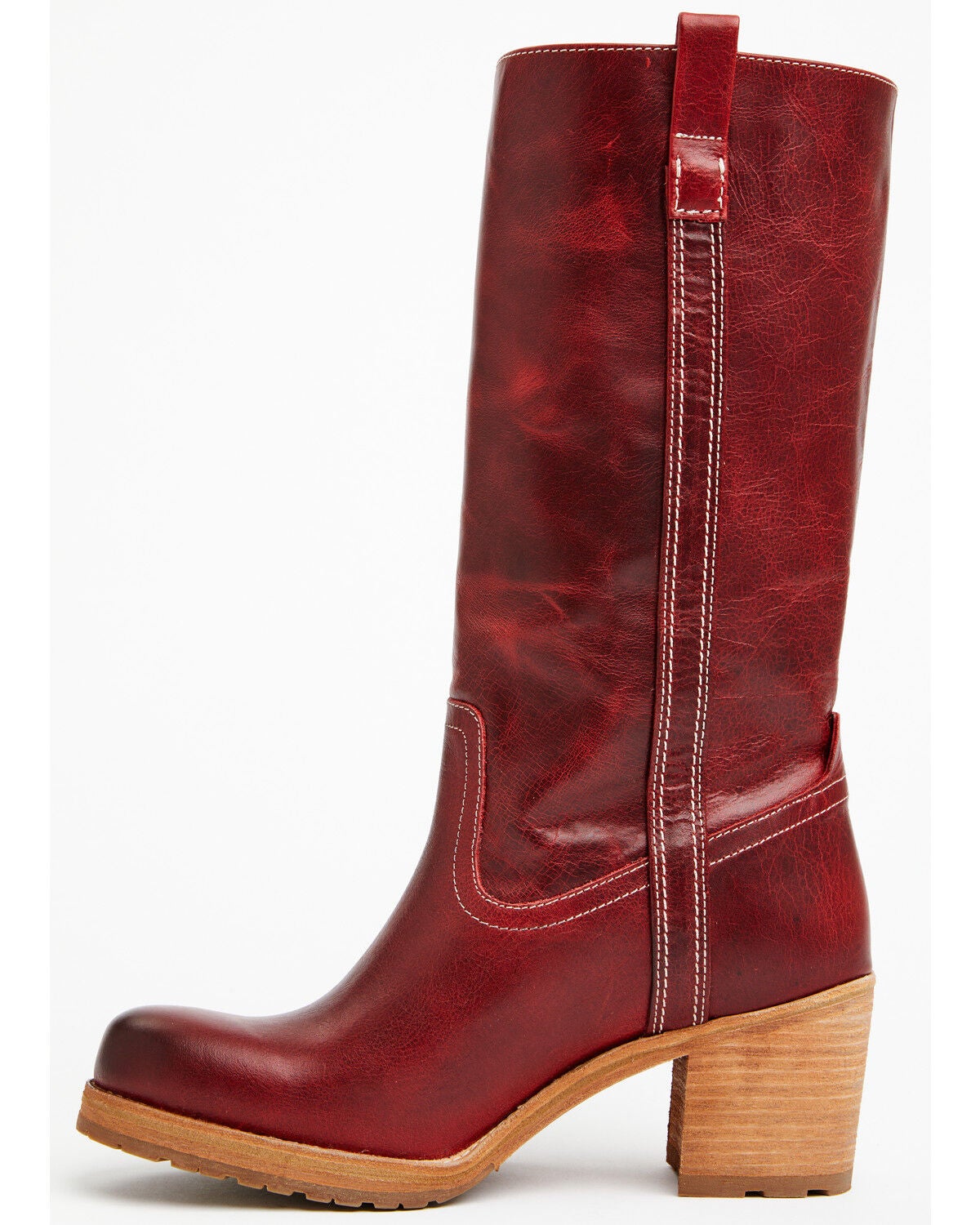 Image #2 - Cleo + Wolf Women's Scout Fashion Boots - Round Toe, Red, hi-res