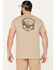 Image #4 - Brothers and Sons Men's Buffalo Logo Short Sleeve Graphic T-Shirt, Tan, hi-res