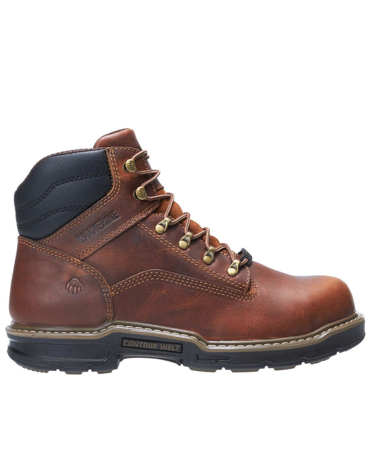 Image #2 - Wolverine Men's Raider II Work Boots - Composite Toe, Brown, hi-res