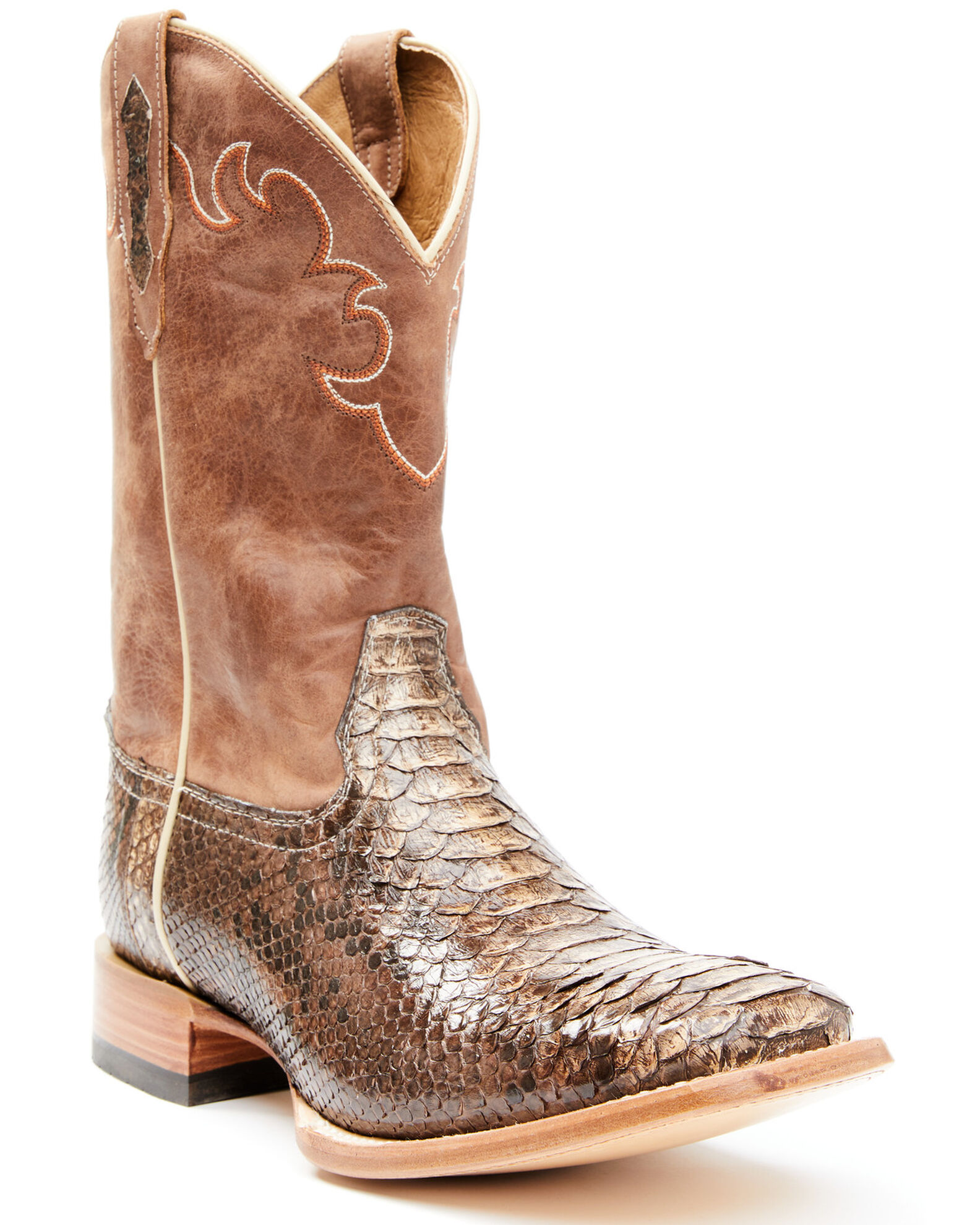 Underline napkin Beforehand Cody James Men's Exotic Python Western Boots - Broad Square Toe - Country  Outfitter