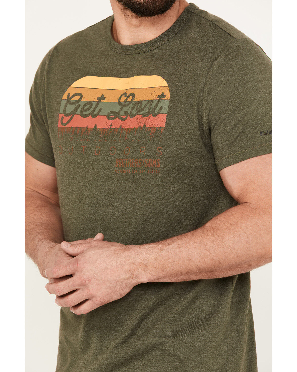 Image #3 - Brothers and Son's Men's Get Lost Short Sleeve Graphic T-Shirt, , hi-res