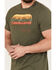Image #3 - Brothers and Son's Men's Get Lost Short Sleeve Graphic T-Shirt, Dark Green, hi-res