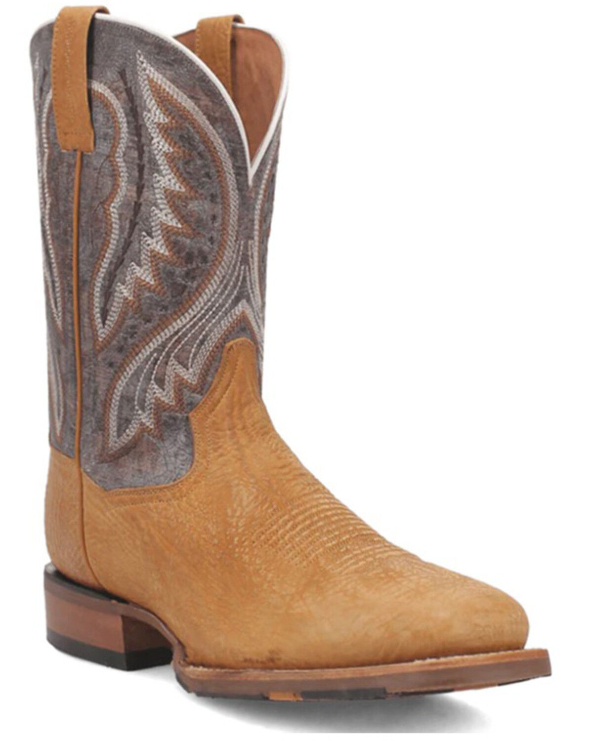 Image #1 - Dan Post Men's Dugan Western Boots - Broad Square Toe, Honey, hi-res