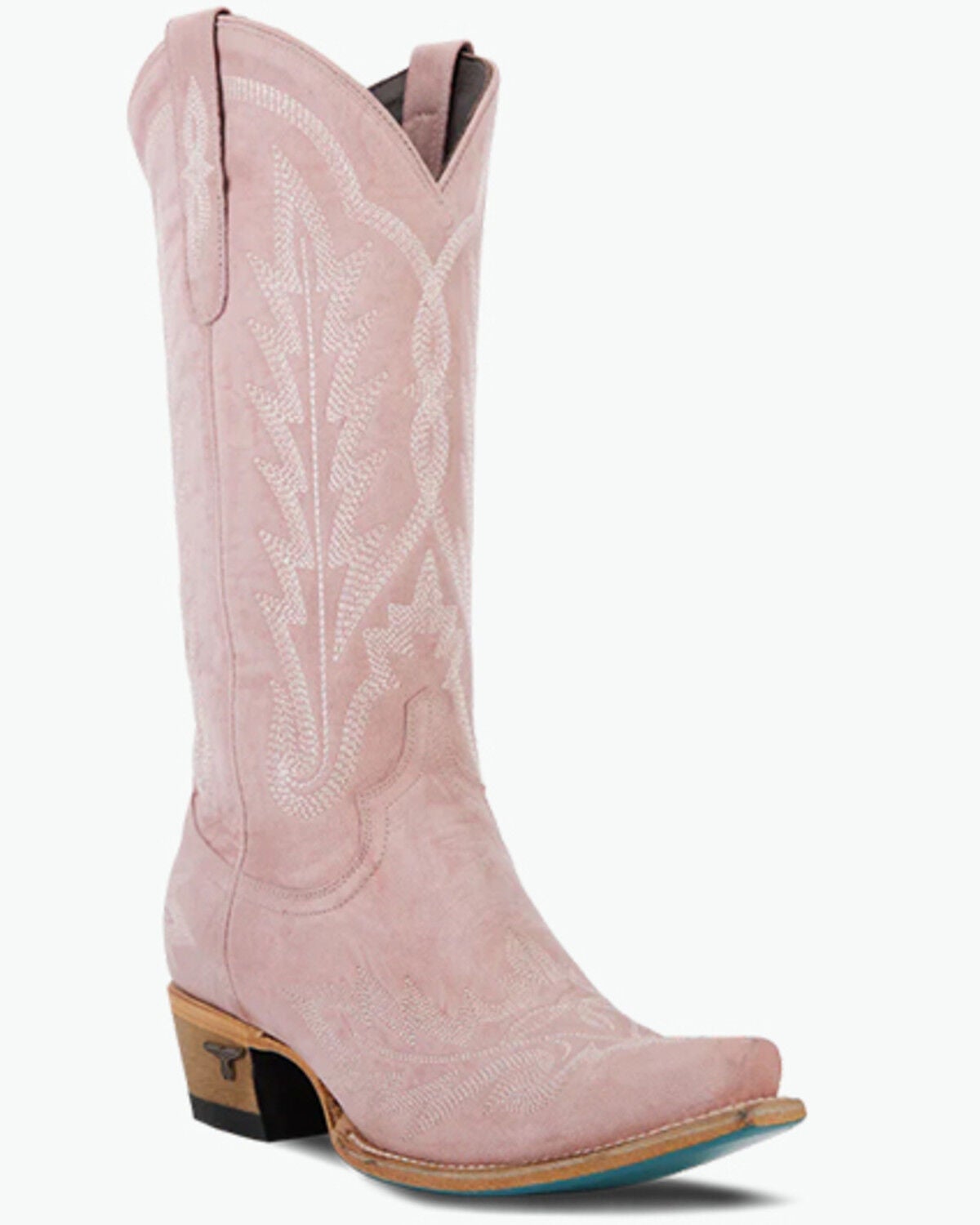 Image #1 - Lane Women's Lexington Tall Western Boots - Snip Toe, Blush, hi-res