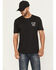 Image #2 - Brixton Men's Hubal Logo Short Sleeve Graphic T-Shirt, Black, hi-res