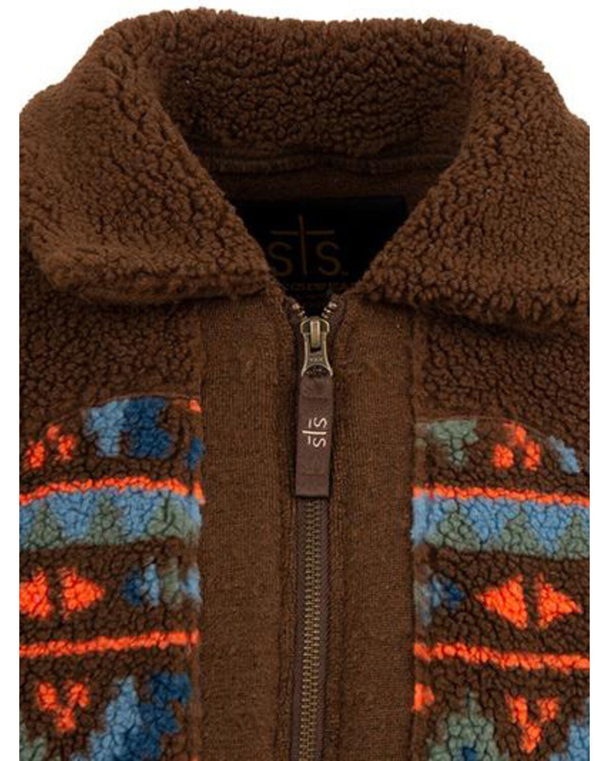 rrl print fleece jacket