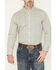 Image #3 - RANK 45® Men's Six Shooter Geo Print Long Sleeve Button-Down Stretch Western Shirt, White, hi-res