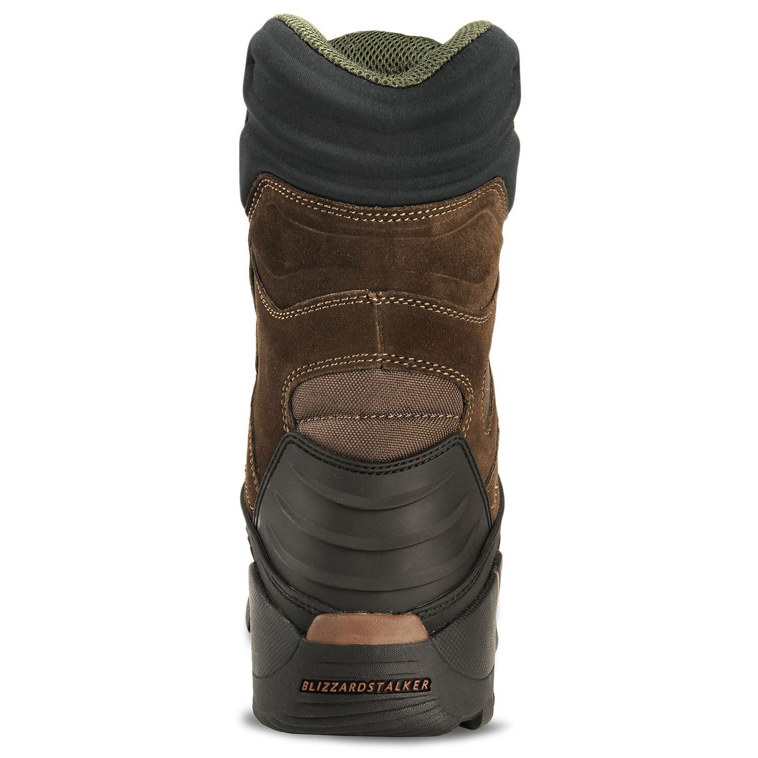 Image #7 - Rocky Men's 9" Blizzard Stalker Work Boots - Steel Toe, Brown, hi-res