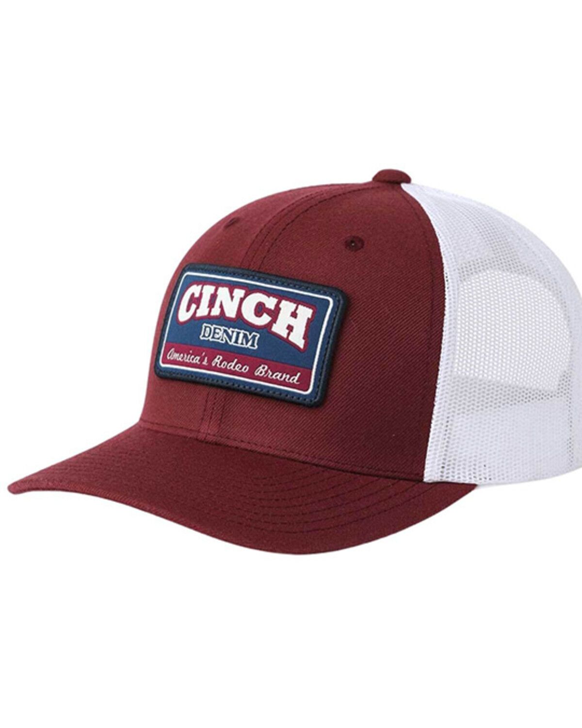 Image #1 - Cinch Women's Rodeo Ball Cap, Burgundy, hi-res
