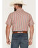 Image #4 - Cody James Men's Old Skool Striped Short Sleeve Snap Western Shirt, Multi, hi-res