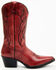 Image #2 - Laredo Women's Livia Western Boots - Snip Toe, Red, hi-res