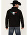 Image #4 - RANK 45® Men's Mexico Melange Embroidered Softshell Jacket, Black, hi-res