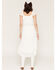 Image #4 - Shyanne Women's Lace Flutter Sleeve High-Low Midi Dress, White, hi-res