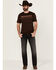 Image #1 - Moonshine Spirit Men's Rocky Mountain Black Wash Slim Stretch Denim Jeans, Black, hi-res
