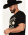 Image #2 - Moonshine Spirit Men's Blue Grass Short Sleeve Graphic T-Shirt, Black, hi-res