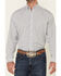 Image #3 - Stetson Men's Small Check Plaid Print Long Sleeve Button Down Western Shirt, Blue, hi-res