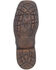 Justin Men's Amarillo Slate Waterproof Western Work Boots - Soft Toe, Brown, hi-res