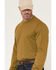 Image #3 - Hawx Men's FR Solid Money Long Sleeve Work T-Shirt, Green, hi-res