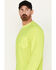 Image #3 - Hawx Men's High-Visibility Long Sleeve Work Shirt, Yellow, hi-res