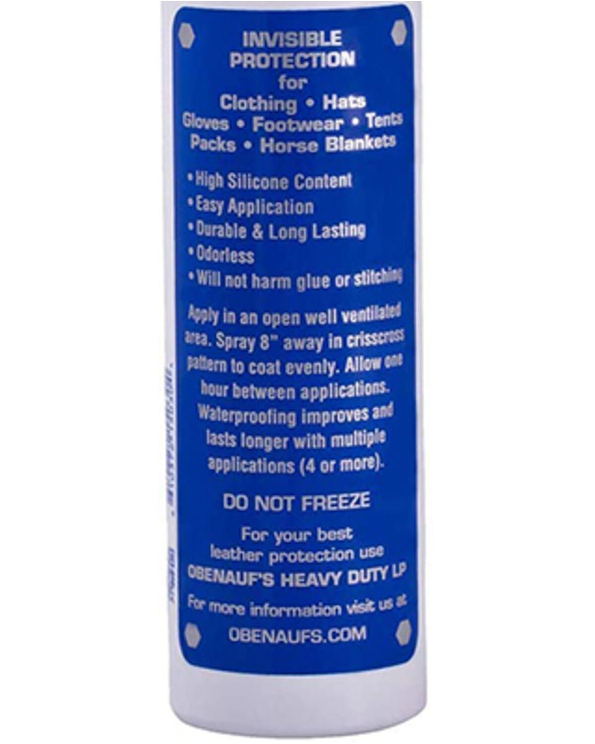 Image #2 - Obenauf's Leather 8oz Water Shield Spray, No Color, hi-res