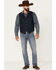 Image #2 - Moonshine Spirit Men's Saloon Textured Solid Button Down Western Vest , , hi-res