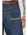 Image #4 - Cinch Men's Grant Dark Wash Relaxed Bootcut Performance Stretch Denim Jeans, Indigo, hi-res