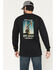 Image #1 - Benchmark FR Men's FR EV Juice Long Sleeve Graphic Work T-Shirt, Black, hi-res