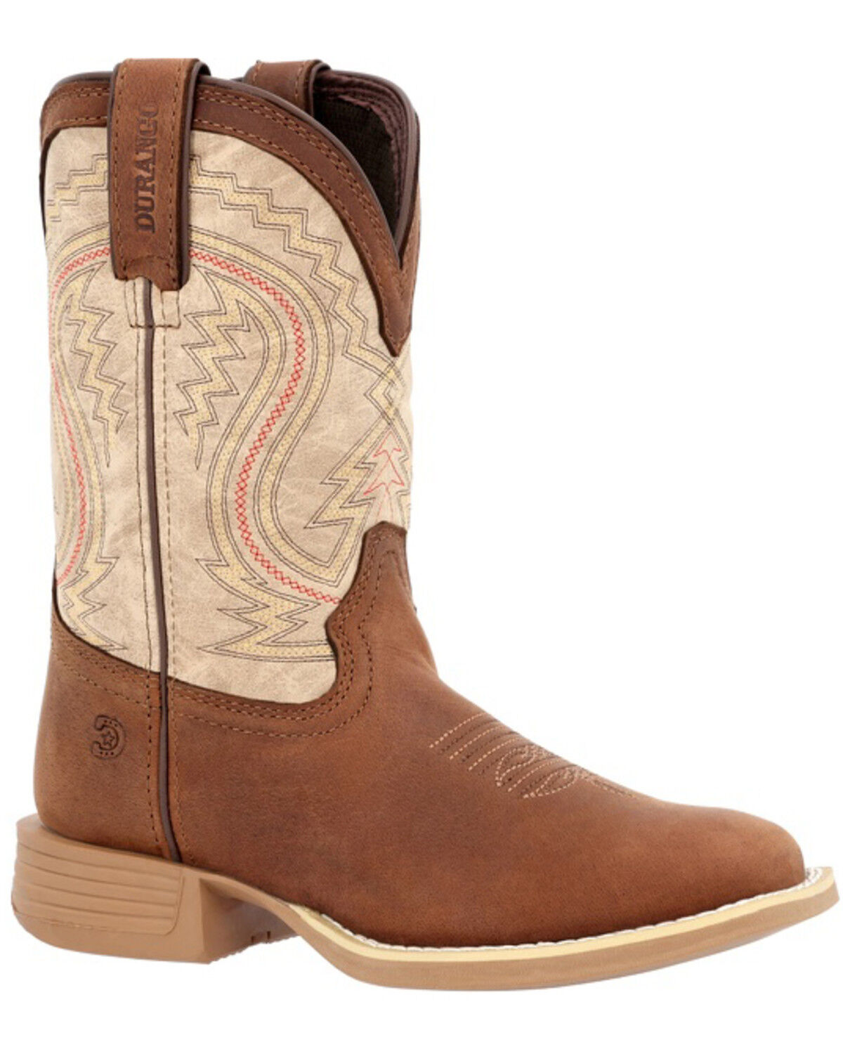 Image #1 - Durango Little Boys' Lil Rebel Pro Western Boots - Broad Square Toe, Coffee, hi-res