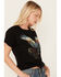 American Highway Women's Born To Be Wild Graphic Tee , Black, hi-res