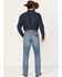 Image #3 - Wrangler Retro Men's Nolen Light Wash Slim Bootcut Stretch Denim Jeans, Light Wash, hi-res