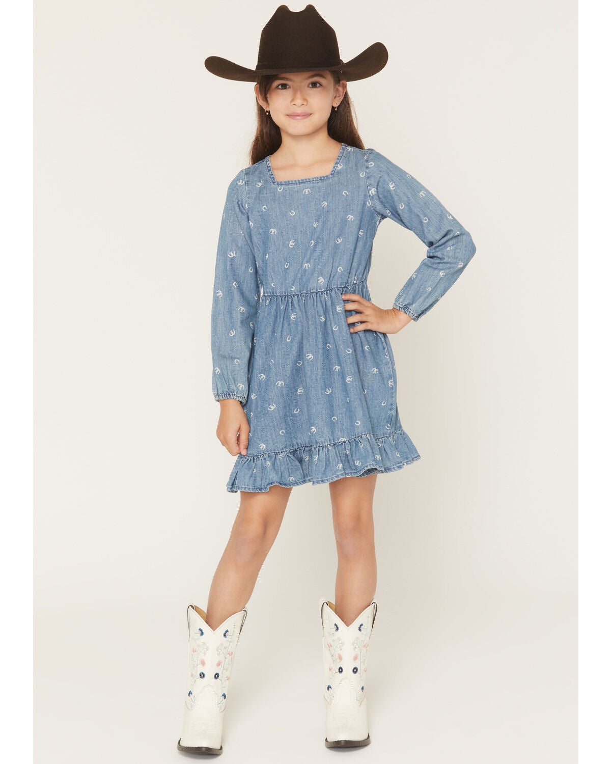 white christmas dresses Wrangler Girls Western Dress