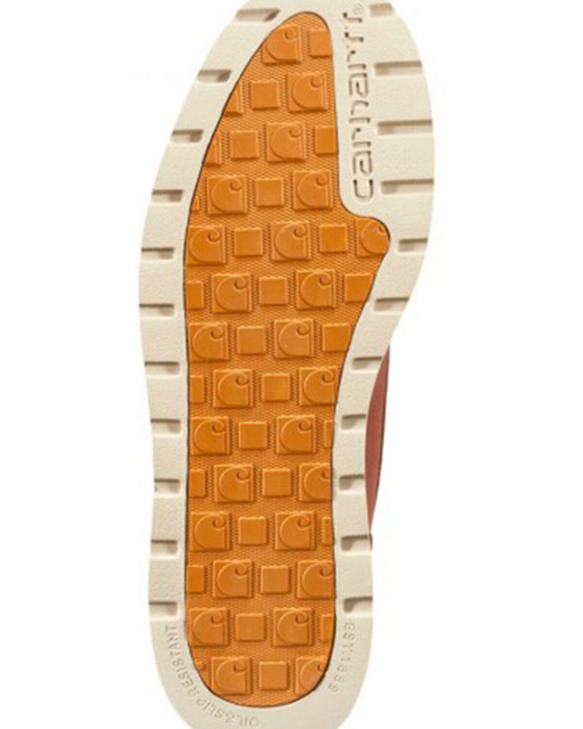 Image #3 - Carhartt Men's Waterproof 8" Lace-Up Wedge Work Boots - Steel Toe, Brandy Brown, hi-res
