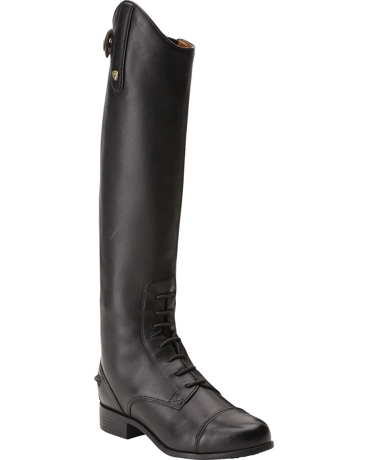Ariat Kids' Heritage Contour Field Riding Boots, Black, hi-res