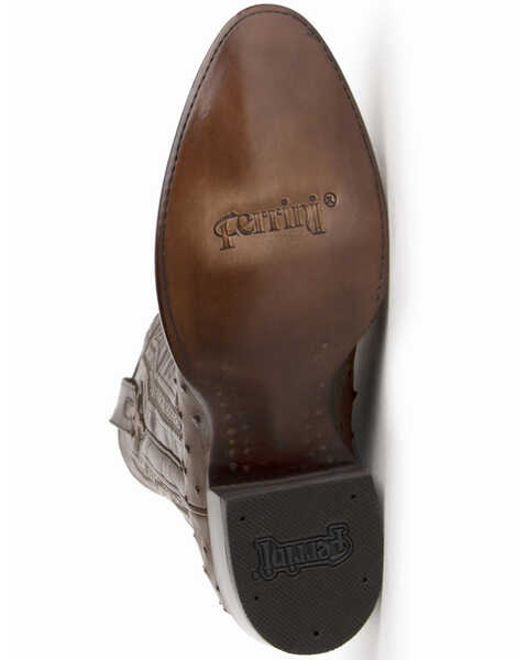 Image #6 - Ferrini Men's Colt Western Boots - Round Toe, Dark Brown, hi-res