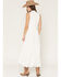 Image #6 - Shyanne Women's Solid Sleeveless Button-Down High-Low Midi Dress, White, hi-res