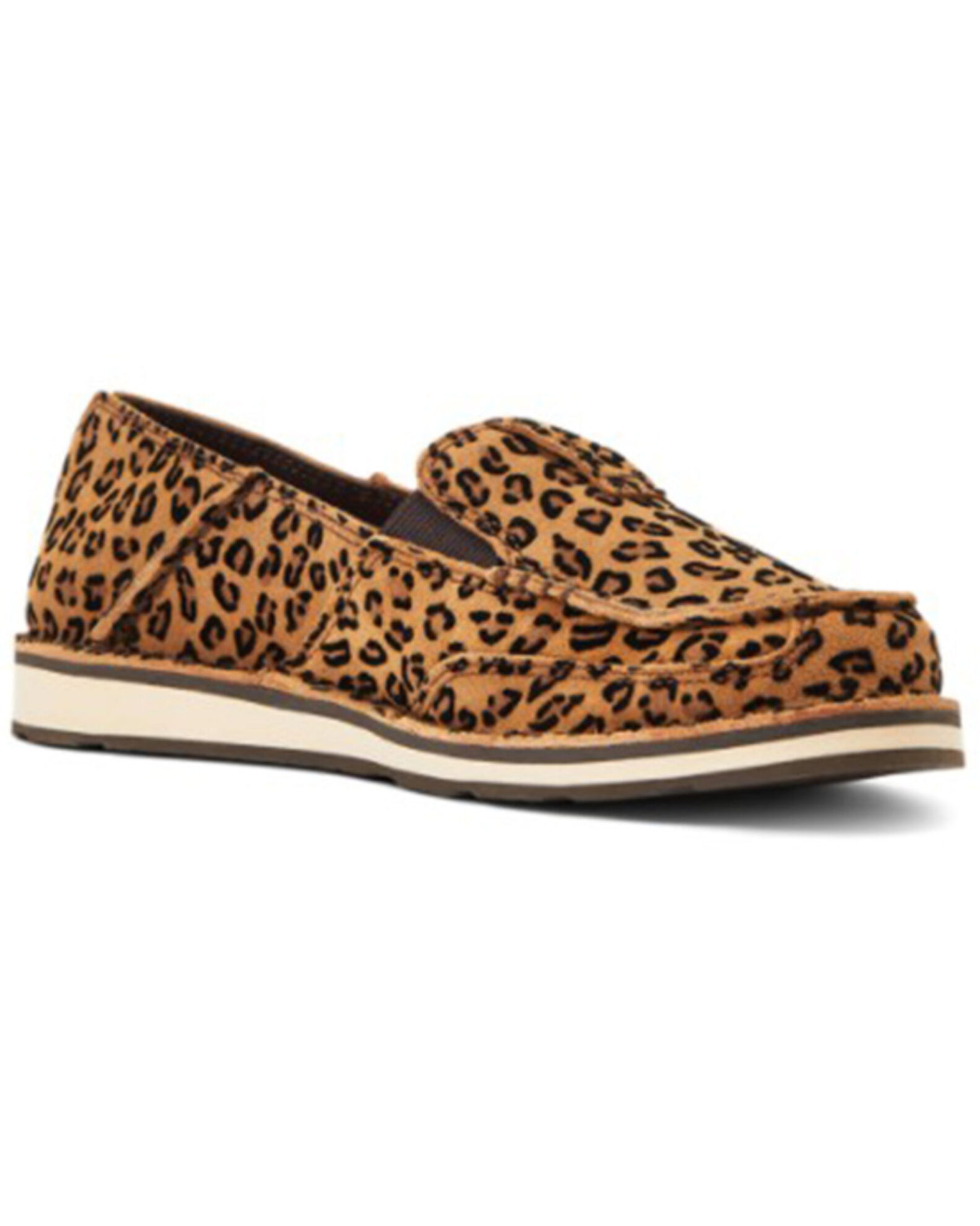 Ariat Women s Likely Leopard Full Vamp Casual Slip On Cruiser Moc Toe Country Outfitter