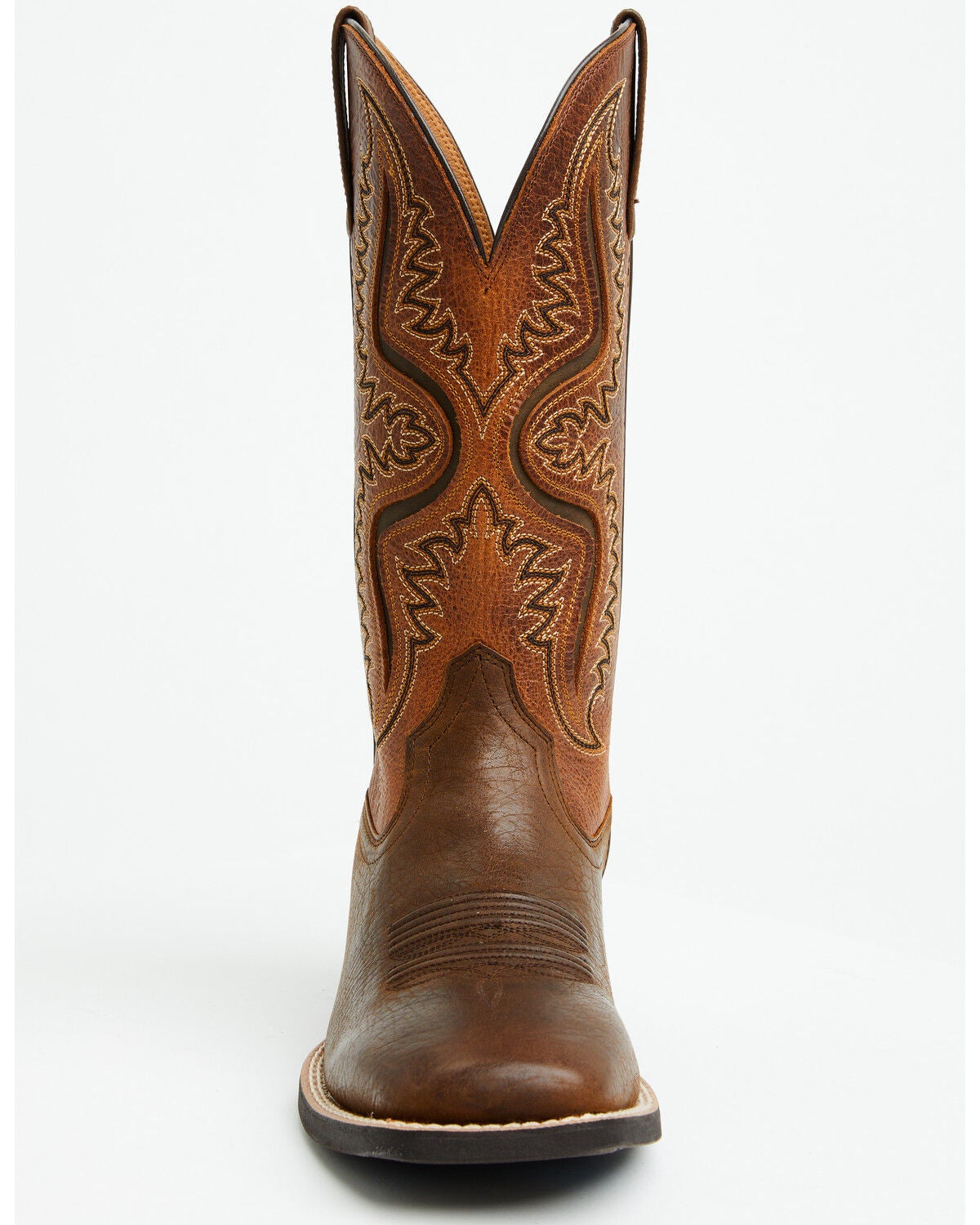 Image #4 - Ariat Men's Captivate Performance Western Boots - Broad Square Toe, Dark Brown, hi-res