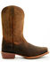 Image #2 - Dan Post Men's Creed Performance Western Boots - Square Toe, Chocolate, hi-res