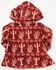 Image #3 - Wrangler Toddler Girls' Cactus Print Hooded Jacket, Rust Copper, hi-res