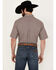 Image #4 - Ariat Men's Osman Print Short Sleeve Button-Down Western Shirt - Tall, , hi-res
